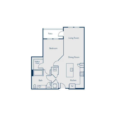 A1K floor plan