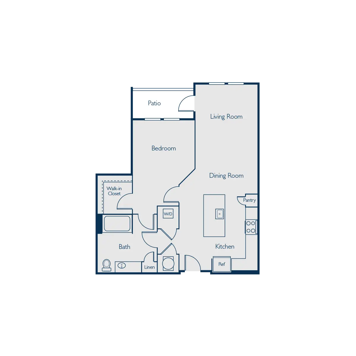 A1K floor plan